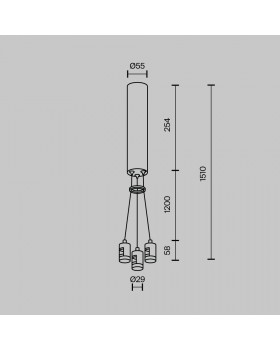 Комплектующие для систем освещения с токоведущими элементами Technical TRA154SW-BB-R-B-foto5