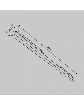 Трековый светильник Technical TR030-4-30W3K-WW-DS-W-foto6