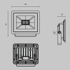 Прожектор Outdoor FL001-L10B4K