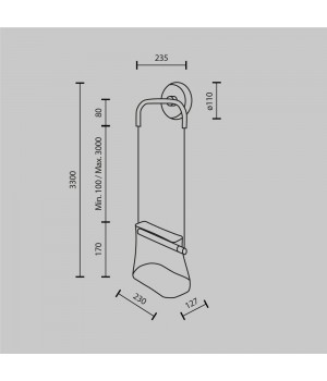Настенный светильник (бра) Maytoni MOD170WL-L8BS3K1-foto2