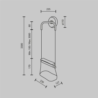 Настенный светильник (бра) Maytoni MOD170WL-L8BS3K1-foto2
