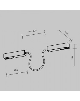 Комплектующие для систем освещения с токоведущими элементами Technical TRA034CPC-42B-50-foto7