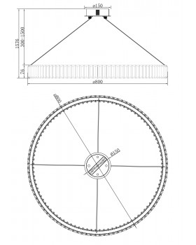 Подвесной светильник Freya FR5257PL-L32G-foto5