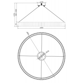 Подвесной светильник Freya FR5257PL-L32G-foto5