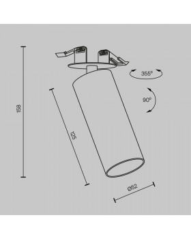 Встраиваемый светильник Technical C053CL-L12W4K-W-W-foto8