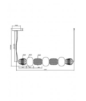 Подвесной светильник Maytoni MOD267PL-L42G3K-foto7