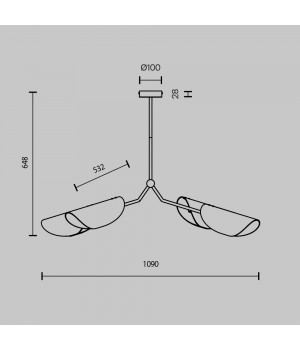 Подвесной светильник Maytoni MOD225PL-04B-foto6
