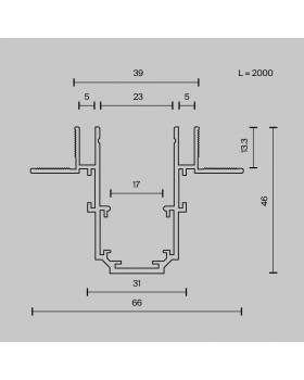 Шинопровод встраиваемый Technical TRX034LS-222B-foto7