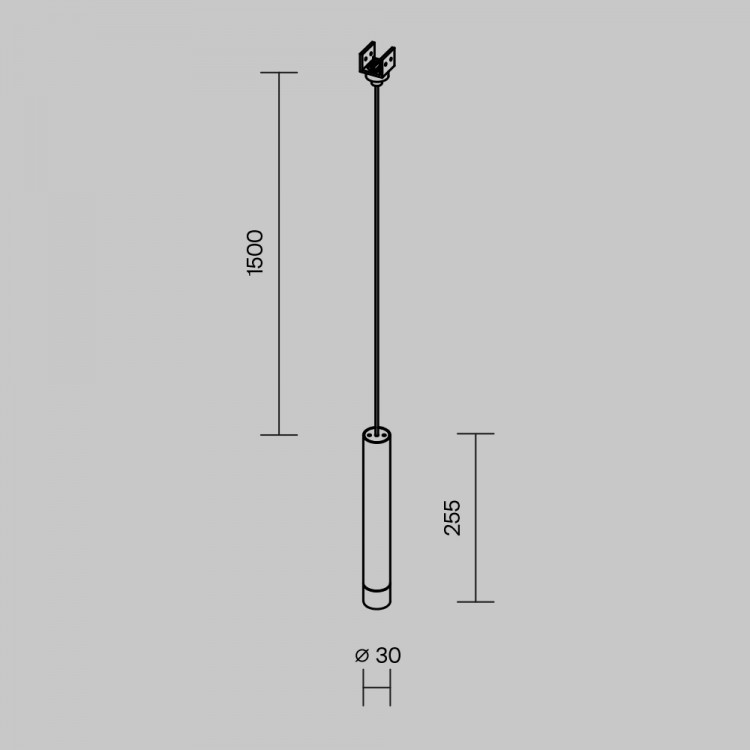 Уличный трековый светильник Outdoor O-TR01-1-P-8WB3K