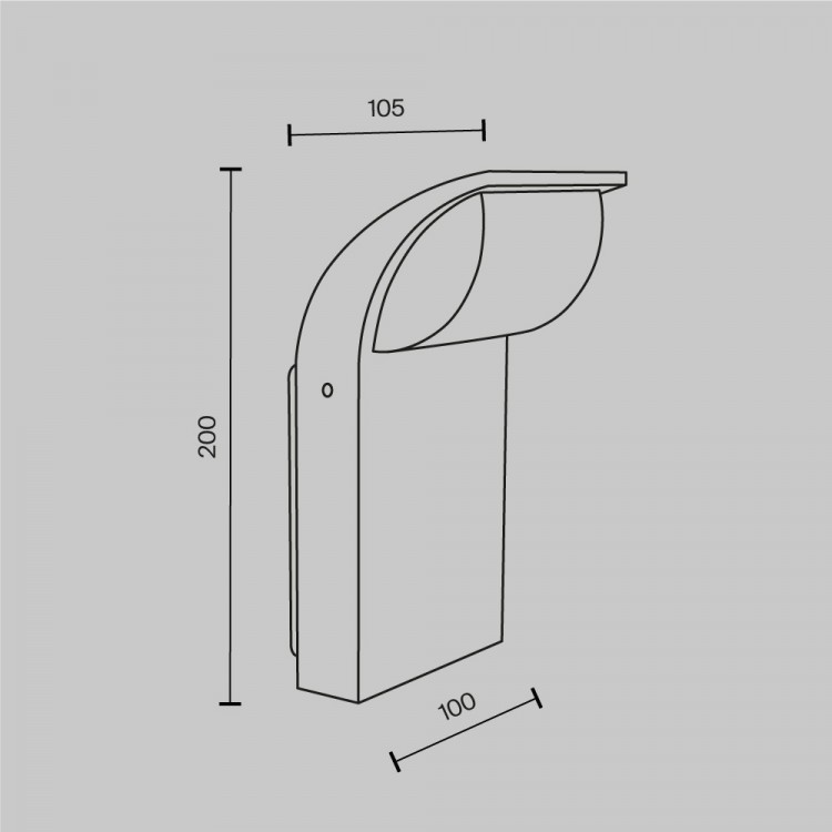 Настенный светильник (бра) Outdoor O446WL-L7GF3K