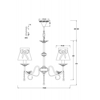 Люстра Freya FR5122PL-05WG-foto10
