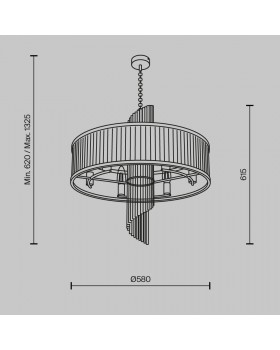 Подвесной светильник Maytoni MOD174PL-06G-foto6