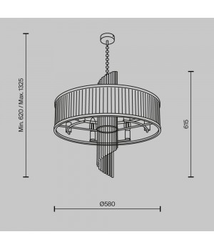 Подвесной светильник Maytoni MOD174PL-06G-foto6