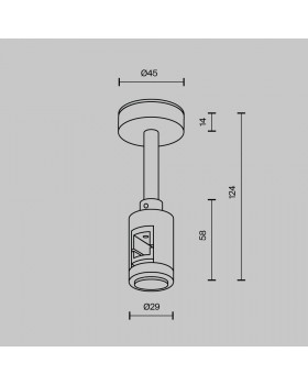 Комплектующие для систем освещения с токоведущими элементами Technical TRA156C-B1-B-foto5