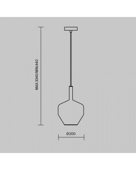 Подвесной светильник Maytoni MOD271PL-01B4-foto3