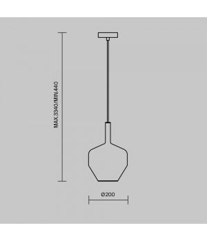 Подвесной светильник Maytoni MOD271PL-01B4-foto3