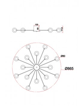 Потолочный светильник Freya FR5242CL-16BS1-foto7