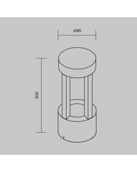 Настенный светильник (бра) Outdoor O458WL-L9GF3K-foto8