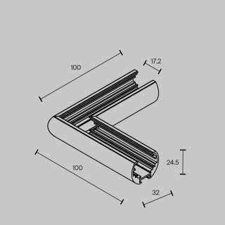 Комплектующие для трековой системы Technical TRAM034CL-R-41W-foto6