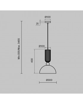 Подвесной светильник Maytoni MOD302PL-01W1-foto6