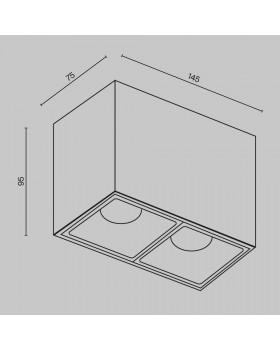 Потолочный светильник Technical C065CL-02-L12W4K-B-foto5