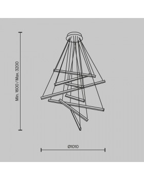 Подвесной светильник Maytoni MOD016PL-L96BK-foto6