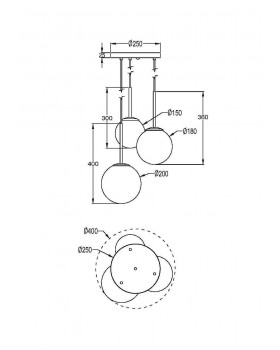 Подвесной светильник Maytoni MOD321PL-03W-foto2