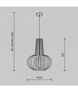 Подвесной светильник Maytoni MOD193PL-01W1-foto6
