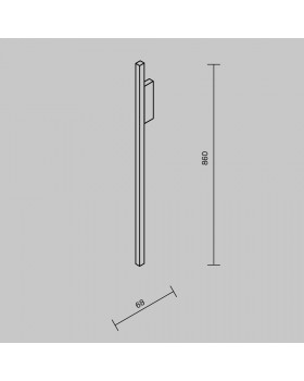 Настенный светильник (бра) Maytoni MOD245WL-L24BK-foto7