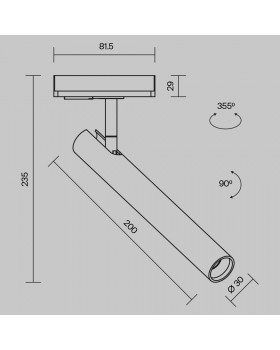Трековый светильник Technical TR141-1-6W3K-M-W-foto12