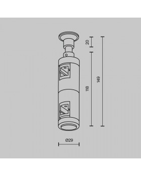 Комплектующие для систем освещения с токоведущими элементами Technical TRA155CW-D1-B-foto5