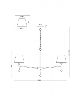 Подвесной светильник Freya FR5190PL-07BS1-foto3