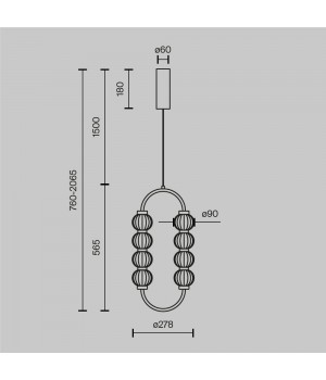 Подвесной светильник Maytoni MOD555PL-L11G3K-foto6