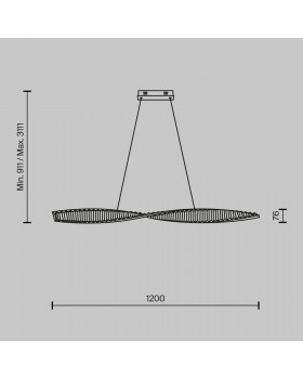 Подвесной светильник Maytoni P097PL-L36BS3K-foto6