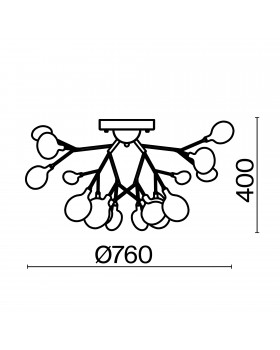 Потолочный светильник Freya FR5049CL-27G-foto2