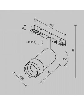 Трековый светильник Technical TR212-1-12WTW-DD-Z-B-foto10