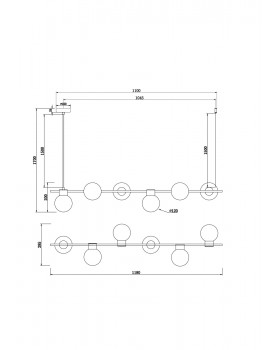 Подвесной светильник Freya FR5232PL-06B-foto7