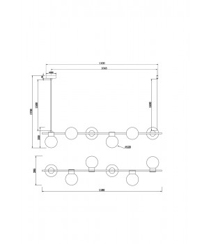 Подвесной светильник Freya FR5232PL-06B-foto7