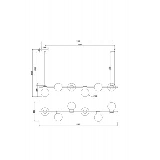 Подвесной светильник Freya FR5232PL-06B-foto7