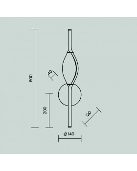 Настенный светильник (бра) Maytoni MOD347WL-L8BS3K-foto6