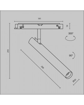 Трековый светильник Technical TR141-2-6W3K-M-W-foto6