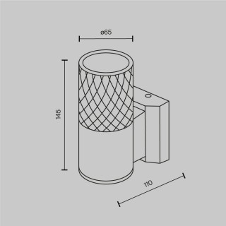 Настенный светильник (бра) Outdoor O583WL-01W-foto7
