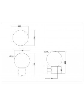 Настенный светильник (бра) Outdoor O598WL-01B-foto7