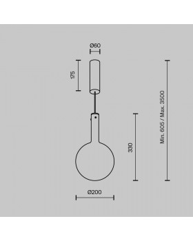 Подвесной светильник Maytoni MOD182PL-L4CG3K-foto8