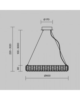 Подвесной светильник Maytoni MOD335PL-L30CH3K-foto6