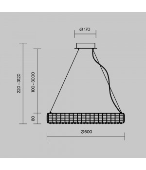 Подвесной светильник Maytoni MOD335PL-L30CH3K-foto6