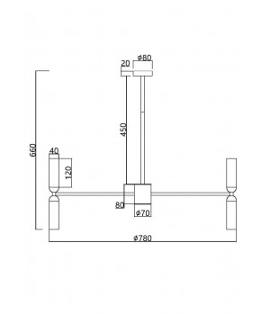 Подвесной светильник Maytoni MOD177PL-16G-foto6