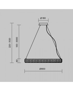 Подвесной светильник Maytoni MOD335PL-L40CH3K-foto6