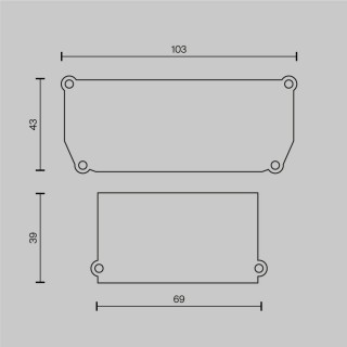 Комплектующие для профиля Technical ALM012EC-SC-B-foto6