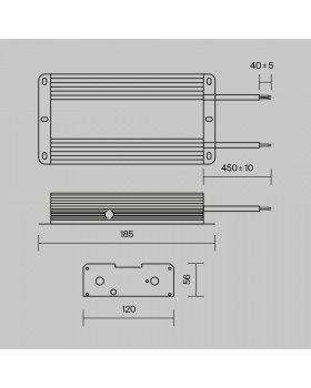 Источник напряжения Technical PSL008-480W-48V-IP67-foto5